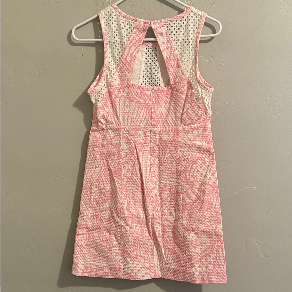 Lilly Pulitzer Pink and White Sleeveless Dress - Picture 4 of 9